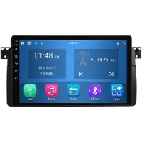 RoverOne 4G+64G Autoradio Bluetooth CarPlay Android Auto GPS Navigatie voor BMW 3 Series E46 1998 - 2006
