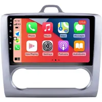 RoverOne Autoradio Bluetooth CarPlay GPS Navigatie voor Ford Focus 2 Mk 2 2004 - 2011 AT