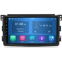 RoverOne 4G+64G Autoradio Bluetooth CarPlay Android Auto GPS Navigatie voor Mercedes Benz Smart 2005 - 2010