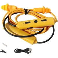 Tlily Oortelefoon Oordopjes voor op Het Werk, Geluidsdemping, Gehoorbescherming, Bouwplaatsen, Lawaaiige Plaatsen Oranje