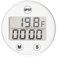 Tlily IJsbadthermometer met Timer Automatische Ijsbadwaterthermometer Vochtigheidsinstrumenten Thuismeetinstrumenten