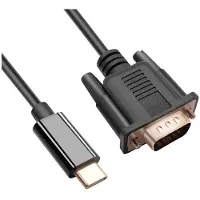 Tlily USB C-Naar-VGA-Kabel 5,9 Voet/1,8 M, USB Type C-Naar-VGA-Kabel, Geschikt voor USB 3.1-Apparaten, Geschikt voor , Enz.
