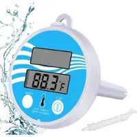 Typecat Drijvende zwembadthermometer, zwembadthermometer, zonne-zwembadthermometer