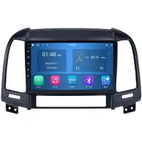 RoverOne 4G+64G Autoradio Bluetooth CarPlay Android Auto GPS Navigatie voor Hyundai Santa Fe 2 2006 - 2012