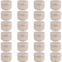 Typecat 24 stuks kaarsenpot decoratieve labels lege opbergblikken blik kaarsen