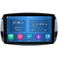 RoverOne 4G+64G Autoradio Bluetooth CarPlay Android Auto GPS Navigatie voor Mercedes Benz Smart Fortwo 3 C453 A453 W453 2014 - 2020