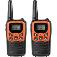 TAUOH 2 stuks draagbare walkietalkie met 22 kanalen - set