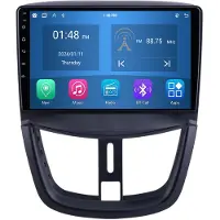 RoverOne 4G+64G Autoradio Bluetooth CarPlay Android Auto GPS Navigatie voor Peugeot 207 2006 - 2015