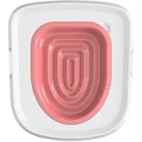 Melitt Plastic Katten Toilet Training Kit Herbruikbare Puppy Katten Kattenbakmat Katten Toilet Trainer Toilet Huisdieren Reiniging Katten Training,B