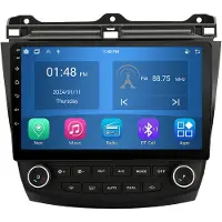 RoverOne 4G+64G Autoradio Bluetooth CarPlay Android Auto GPS Navigatie voor Honda Accord 7 VII 2002 - 2008