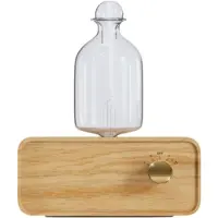 Tlily Vernevelende Etherische Olie Diffusers, Draadloos, Oplaadbaar, Houten Glas, Koud Aroma Diffuser voor Woonkamer, Thuiskantoor
