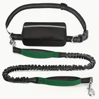 Melitt Multifunctionele Sportheuptas met Verlengde, Handsfree Verstelbare Riem voor Het Uitlaten en Hardlopen van Uw Hond.
