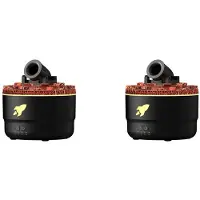 Melitt 2X Gesimuleerde Artillerievuur Etherische Olie Diffuser Aromatherapie Luchtbevochtiger Kleine Geur Aroma Luchtbevochtiger Diffuser,A