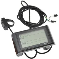 Melitt 24-72V SW900 LCD-Schermbediening Elektrische Fiets Snelheidsmeter Snelheidsmeter Bedrade Snelheidsteller Codetabel E-Bike
