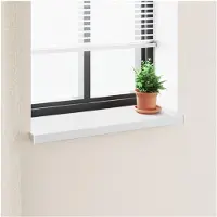 vidaXL Vensterbank, wit, 60 x 35 x 4,5 cm, PVC