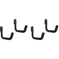 Wella 2X Kajak Paddle Board Muurbevestigingsrek Duurzaam Heavy Duty Gepoedercoat Snowboard Display Rack Surfplank Opbergrek Zwart