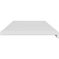 vidaXL Vensterbank, wit, 120 x 40 x 4,5 cm, PVC