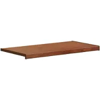 vidaXL Raamdorpel Bruin hout 80 x 45 x 4,5 cm PVC