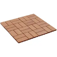 vidaXL Terras Tegel 22 st Teakhout 30 x 30 cm WPC