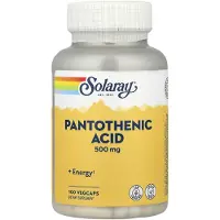 Solaray , Pantothenzuur, 500 mg, 100 Veggicaps