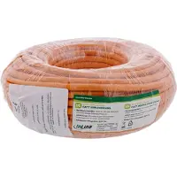 InLine Cat.7 S/FTP Installatiekabel, CCA, PoE+, halogeenvrij, oranje, 15m
