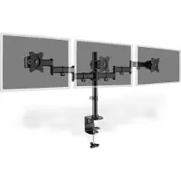 Digitus Montageset - - DA-90362 - Bevestiging met klem - 2 articulerende armen - 3 monitoren