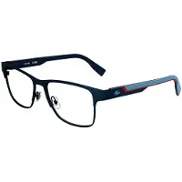 Lacoste L2307MAG-SET N 55/16/145 Matte blauwe Metalen Bril MAN L2307MAG-SET N