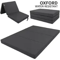 Odol-Plusz Opvouwbaar reismatras 200x120x10 cm - waterdicht slaapmatras voor camping, logees en tuin, grafiet