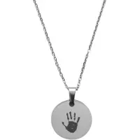 Yehwang Ketting met Handafdruk Zilver