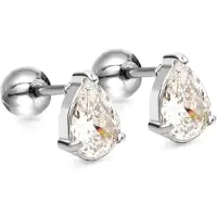Yehwang Oorbellen dames - zirkonia stenen