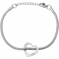 Yehwang Bedelarmband met 1 Hartje Zilver