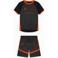 BLACK BANANAS Kinderen WC Football Twin Set, Zwart