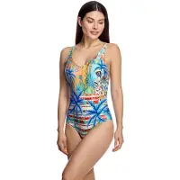 ORY Damesbadpak met V-hals en open rug W260676