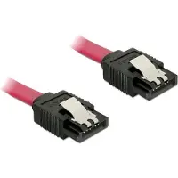 Gembird SATA datakabel - plat - SATA600 - 6 Gbit/s / rood - 0,10 meter