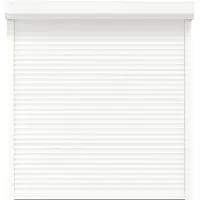 vidaXL Rolluik Wit 140 x 150 cm Aluminium en polyurethaan