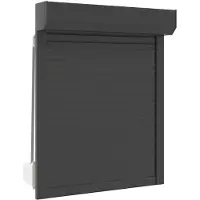 vidaXL Rolluik Antraciet 80 x 100 cm Aluminium en polyurethaan