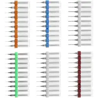 WT&D Set van 10 micro boortjes in een doosje (0.80 mm)
