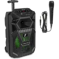 Fenton FPC8T accu speaker 100W met Bluetooth, microfoon en LED