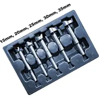 WT&D Forstner borenset (5 delig) om grote gaten te boren