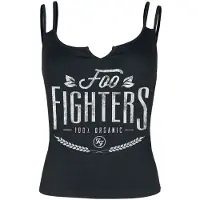 Foo Fighters Top - Organic Venus - S tot XXL - voor Vrouwen - zwart | Maat XL