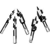 WT&D Set van 5 korte slangenboren (10, 13, 19, 22 en 25 mm, 10 cm lengte)