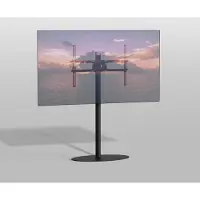 Cavus Vloerstandaard ELLIPS zwart 120 cm VESA 600x400