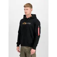 Alpha industries Sweatshirt oranje / rood / zwart / wit