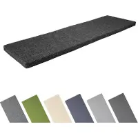 Garronda Bankkussen 140x40 cm – 4 cm dik – Waterafstotend & UV-bestendig – Zwart GD-AM-Dino