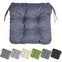 Garronda Stoelkussen 40x40 cm – 4 cm dik – Waterafstotend & UV-bestendig – Marineblauw GD-AM-Lara