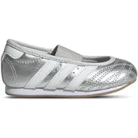 Adidas Originals Ballerina's 'Taekwondo' zilver / wit