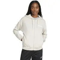 Adidas Sportief sweatvest 'Essentials' crème / wit