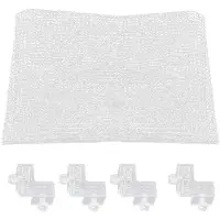 Melitt Aquariumvissen DIY Net Anti-Ontsnappingsnet Vervangnet Transparant Net Anti-Springnet voor Aquariums
