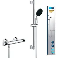 GROHE QuickFix Precision Flow doucheset - Waterbesparend - Chroom