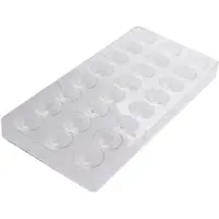 Typecat 24 Gaten Halve Bol Chocoladevorm Polycarbonaat Chocoladereepvorm Halve Bal Snoepmaker Vorm Bakvormen